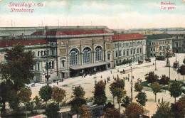 FRANCE - Strasbourg - La Gare - Colorisé - Carte Postale Ancienne - Straatsburg