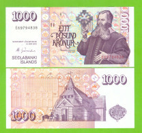 ICELAND 1000 KRONUR 2001  P-59(6) UNC - IJsland