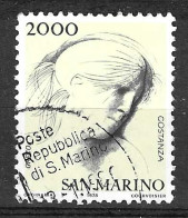 SAN MARINO - 1978 - VIRTU' CIVILI - LIRE 2000 - USATO  (YVERT 966 - MICHEL 1164 - SS 1011) - Gebraucht