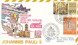 VATICAN Cover 2-9,popes Travel 1979 - Brieven En Documenten