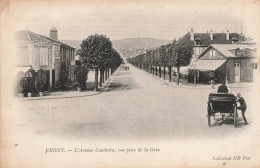FRANCE - Joigny - L'Avenue Gambette - Vue Prise De La Gare - Carte Postale Ancienne - Joigny