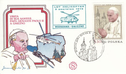 POLAND Cover 2-12,popes Travel 1979 - Briefe U. Dokumente