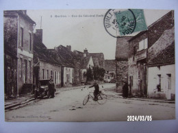 GUILLON (Yonne) RUE DU GENERAL FOCH VOITURE ET VELO N°8 - Guillon