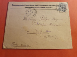 Tunisie -  Enveloppe Commerciale De Le Bardo Pour Belpech En 1933 - J 58 - Covers & Documents