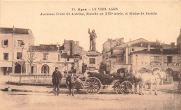 FRANCE - Agen - Le Vieil Agen - Ancienne Porte St Antoine, Démolie Au XIXème Siècle Et Statue D- Carte Postale Ancienne - Agen