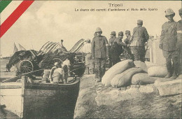 LIBIA / LIBYA - TRIPOLI - BANDIERA ITALIANA ISSATA SUL PALAZZO DEL COMANDO - EDIZIONE RAGOZINO - 1911 (12347) - Libia