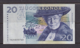 SWEDEN - 1991 20 Kroner XF Banknote As Scans - Suède