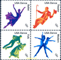 244496 MNH ESTADOS UNIDOS 1978 DANZAS AMERICANAS - Unused Stamps