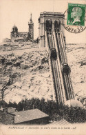 FRANCE - Marseille - Ascenceurs De Notre Dame De La Garde - ZZ - Carte Postale Ancienne - Notre-Dame De La Garde, Funicular Y Virgen