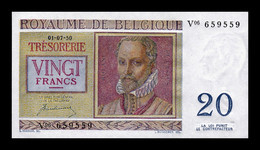 Bélgica Belgium 20 Francs 1950 Pick 132a Sc Unc - Andere & Zonder Classificatie