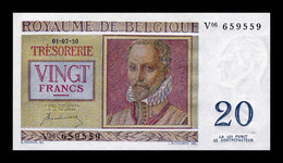 Bélgica Belgium 20 Francs 1950 Pick 132a Sc Unc - Altri & Non Classificati