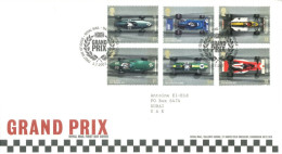 GREAT BRITAIN  - 2007, FDC OF GRAND PRIX STAMPS SET INCLUDING A PRESENTATION LEAFLET. - Storia Postale