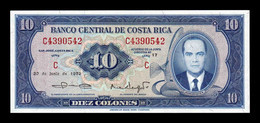 Costa Rica 10 Colones 1970 Pick 230b Sc Unc - Costa Rica