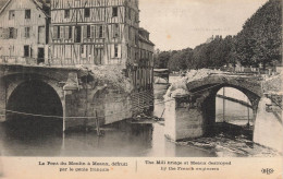 FRANCE - Meaux - Le Pont Du Moulin Détruit Par Le Génie Français - Carte Postale Ancienne - Meaux