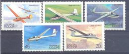 1983. USSR/Russia, Gliders, Issue II, 5v, Mint/** - Nuevos