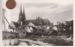 61 - Très Belle Carte Postale Ancienne  De  Sées   La Cathédrale  Et La Rivière - Sees