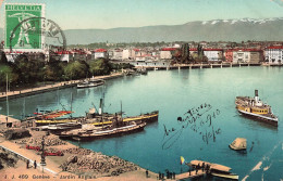 SUISSE - Genève - Vue Sur Le Jardin Anglais - Colorisé - Carte Postale Ancienne - Genève