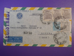 F0   BRAZIL  BELLE LETTRE 1952 SAO PAULO  A MODENA ITALIA +  +AFF. INTERESSANT+++ - Storia Postale