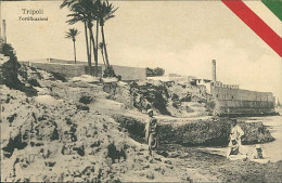 LIBIA / LIBYA - TRIPOLI - FORTIFICAZIONI - EDIZIONE RAGOZINO - 1911 (12355/2) - Libia