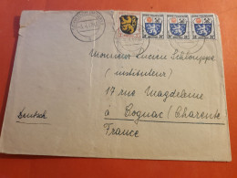 Allemagne / Occupation Française - Enveloppe De Schweich Pour La France En 1947 - J 73 - Emissioni Generali