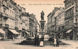 BELGIQUE - Liège - Vinâve D'Ile Et Fontaine De La Vierge - Animé - Carte Postale Ancienne - Luik