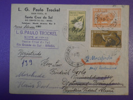 F0   BRAZIL  BELLE LETTRE RECO  1953 RIO  A  DORTMUND GERMANY REDISTRIB.  +  +AFF. INTERESSANT+++ - Storia Postale