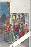 Illustrateur Kauffmann Paul, Usages Et Costumes D'Alsace, Nr 17 , Sainte Cécile - Kauffmann, Paul