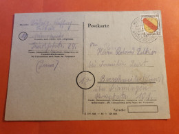 Allemagne / Occupation Française - Carte De Correspondance (pli Central) De Müncwies Pour Berschweiler En 1946 - J 79 - Algemene Uitgaven