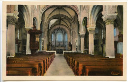 CPSM 9 X 14  Isère ROYBON  Intérieur De L'Eglise - Roybon