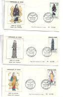 NIGER. Lot 5 Enveloppes FDC, Musée Du Costume 15 OCT 1963 - Niger (1960-...)