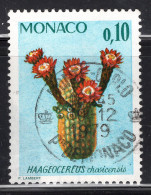 Monaco 1974 Single Stamp Cactus In Fine Used - Used Stamps