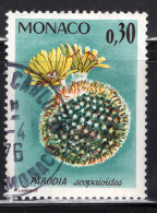Monaco 1974 Single Stamp Cactus In Fine Used - Used Stamps