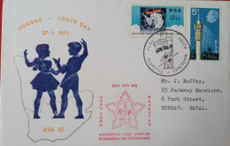 RSA YOUTH DAY FDC 1971 - Cartas & Documentos