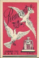 Carte Parfumée   - RENCONTRE - J. GIRAUD - Vintage (until 1960)