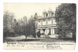 Sottegem.   -    Château Du Comte D'Egmont Après Restauration.   -   1900   Naar   Lierre - Zottegem