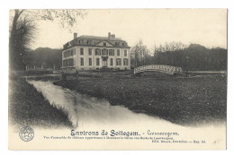 Sottegem.   -    Leeuwergem.  -   Vue D'ensemble Du Château à Monsieur Le Baron Van Hecke De Leeuwergem. - Zottegem