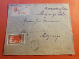 Madagascar - Enveloppe En Recommandé De Analalava Pour Majunga En 1935 - J 96 - Lettres & Documents