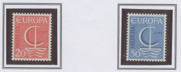 Suisse - Switzerland - Schweiz 1966 Y&T N°776 à 777 - Michel N°843 à 844 *** - EUROPA - Unused Stamps