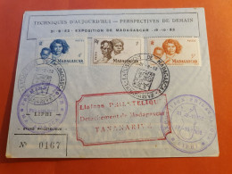 Madagascar - Enveloppe De L'Exposition De Tananarive En 1952 - J 97 - Briefe U. Dokumente
