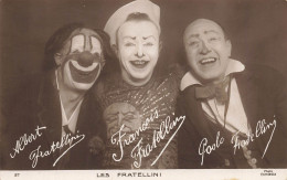 Cirque Circus * Carte Photo * LES FRATELLINI * Les Fratellini Albert , François & Paul * Clown Clowns - Cirque