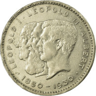 Monnaie, Belgique, 10 Francs-10 Frank, Deux / Twee Belgas, 1930, TTB, Nickel - 10 Francs & 2 Belgas