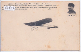 AVIATION- MONOPLAN NOEL - ....-1914: Vorläufer
