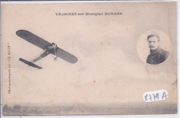 AVIATION- VEDRINES SUR MONOPLAN MORANE- ELD - Airmen, Fliers