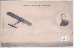 AVIATION- VEDRINES SUR MONOPLAN MORANE- ELD - Flieger