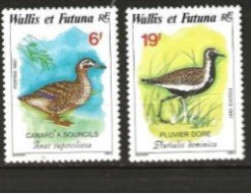 Wallis Et Futuna N° YT 369 Et 370 Neufs Oiseaux - Neufs