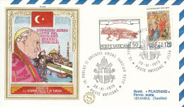 VATICAN Cover 2-41,popes Travel 1979 - Covers & Documents