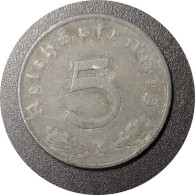 Monnaie Allemagne - 1941 A - 5 Reichspfennig - 5 Reichspfennig