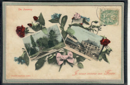 CPA - JUSSEY (70) - Carte Souvenir-Multivues Colorisée De 1907 - Ecole Communale Des Garçons - Jussey
