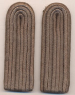 Shoulder Straps. Epaulettes. Schulterklappen Schultergurte. Germany.Officer.Stitched Lining, Unused. Rarity! - Ecussons Tissu