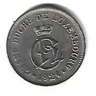 *luxembourg  10 Centimes 1924  Km 34  Xf+ - Luxembourg